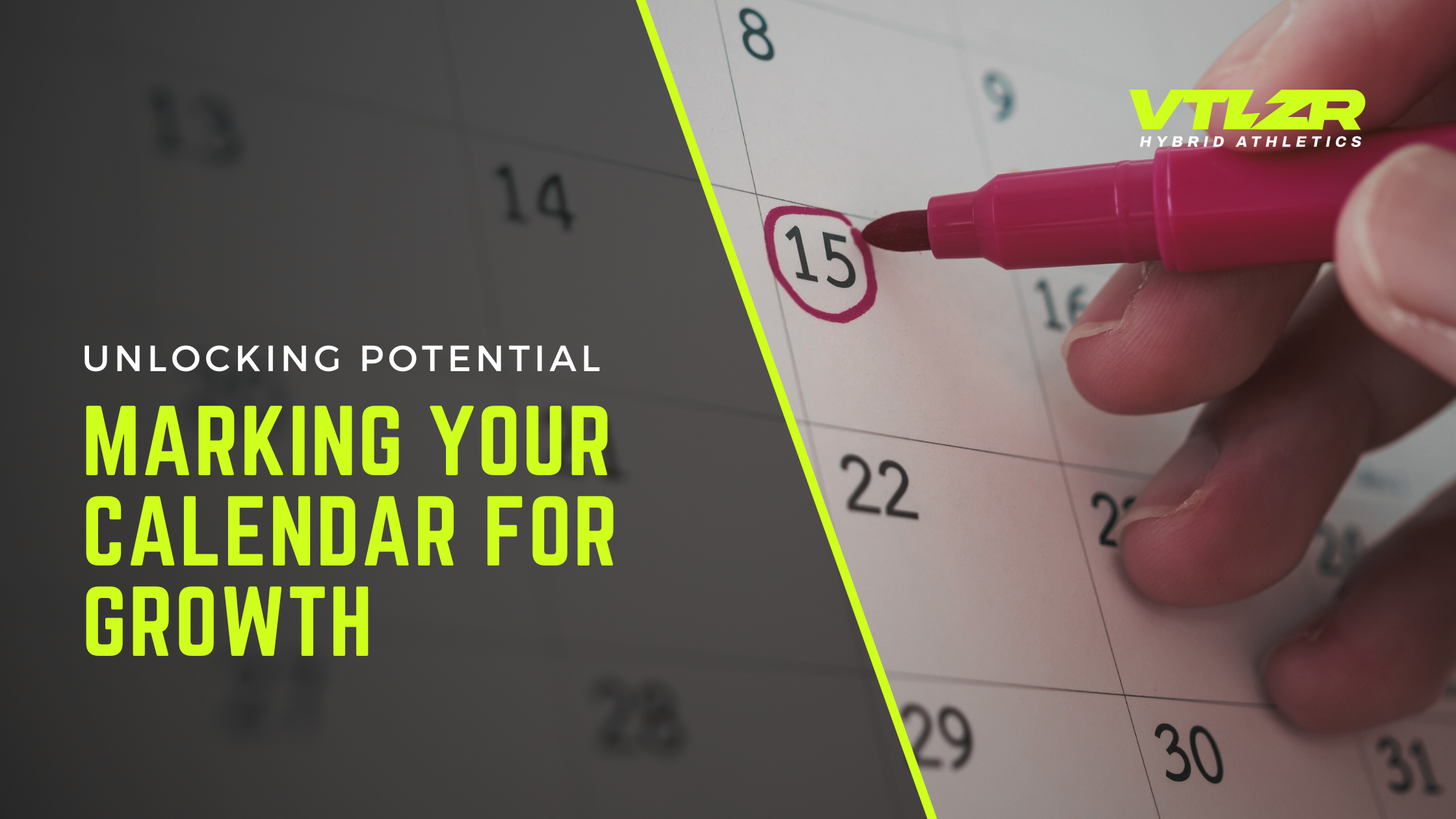 Marking your calendar for growth